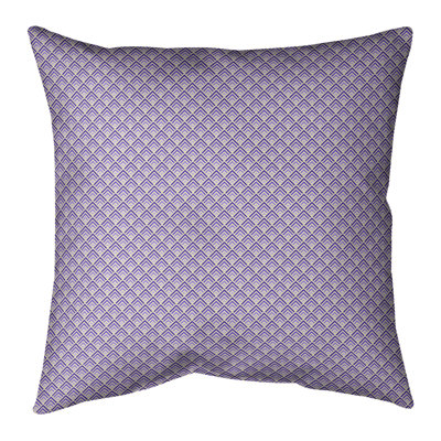 Coussin décoratif en coton géométrique à revers inversé