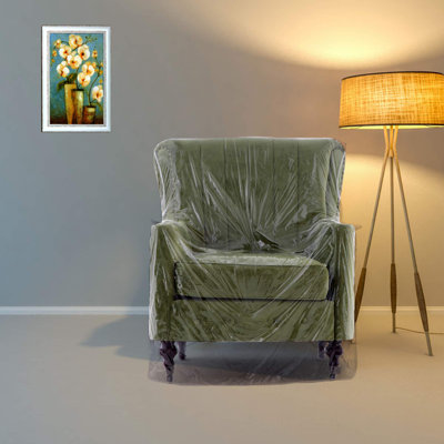 Housse pour fauteuil inclinable en plastique robuste | Housse pour canapé / canapé en vinyle transparent anti-rayures Cat Dog
