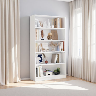 Bibliothèque à 5 tablettes pour bibliothèque de 60 pouces de hauteur