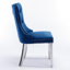 Luxie Set Of 2  Upholstered Dining Chairs With Metal Steel Legs-119402119