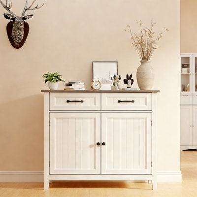 Îlot de cuisine 32 po avec tiroir et tablette réglable