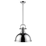 Luminaire suspendu en forme de dôme à 1 lumière Calico