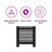 Benefiel vidaXL Radiator Cover with Top Storage Shelf, Slatted Design Heater Cover, Hide Cluttered Pipes, MDF-79574802-79574803