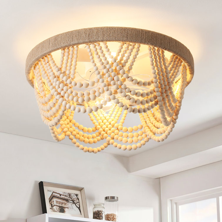 Annadell 20'' Boho Ceiling Fan with Light Kit and Remote Control