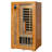 1 Person Infrared Home Sauna, wooden Canadian Hemlock Indoor Spa Sauna