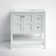 Krish 32'' Single Bathroom Vanity with Engineered Marble Top