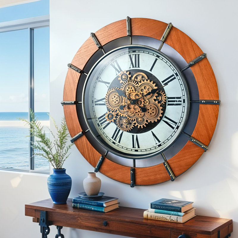 Solid Wood Wall Clock