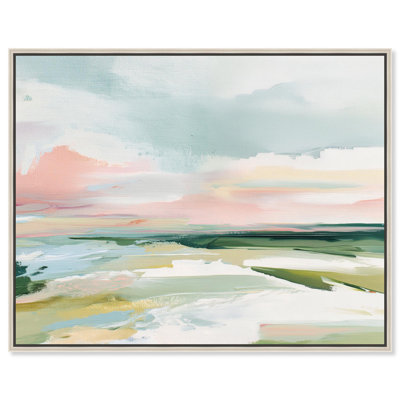 «Misty Shoreline Dream I», reproduction d'art sur toile par Art Remedy