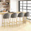 Dhital Counter Stool with Metal Frame