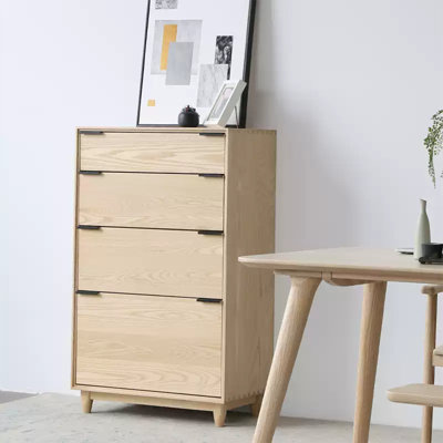 Commode d'appoint en bois simple et moderne