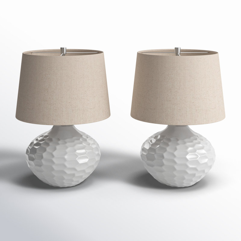 Brystin 21.75" Ceramic Table Lamp Set
