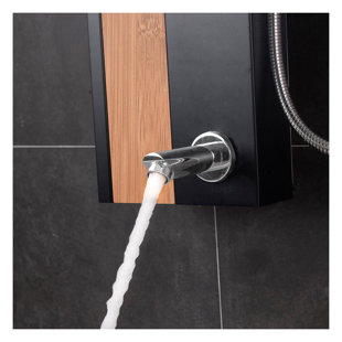 Panneau de douche 57 po avec pomme de douche réglable