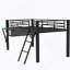 Cedriana Gaming Mid Loft Bed With Deskled