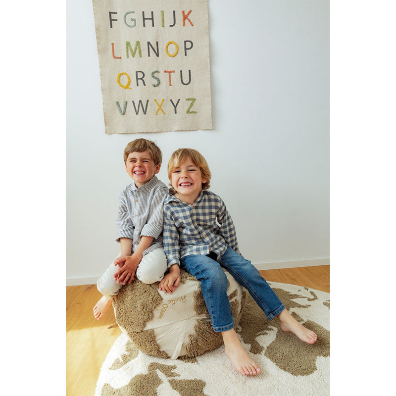 Back To School Round Pouf