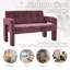 Petit canapé-causeuse avec accoudoirs doubles, fauteuil double moderne pour petits espaces-1401092872