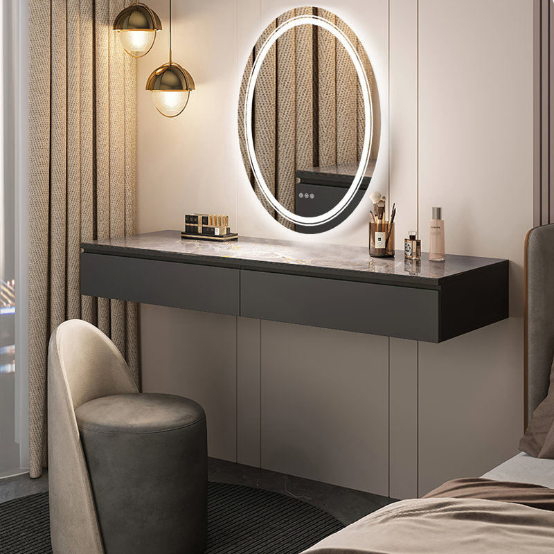 LED Lighted Bathroom Mirror Front and Backlit Lights Anti-fog Dimmable Color Temperature Adjustable, 31.5" x 23.6"