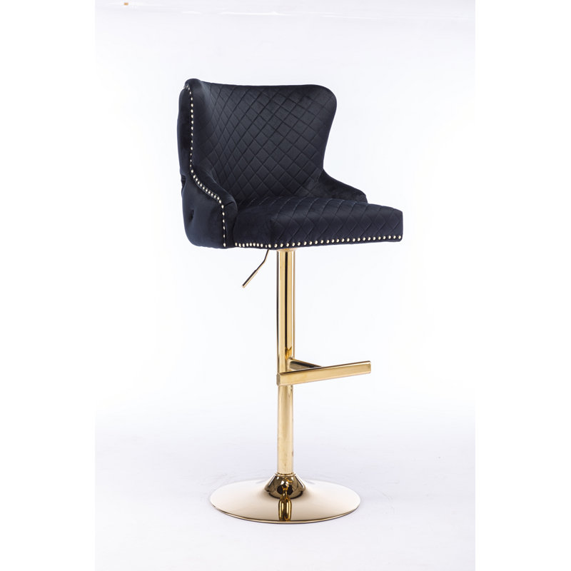 Ensemble de 1 tabouret de bar Hengming, Noir