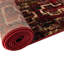 Tapis bordeaux à motif géométrique Knowle-516732537