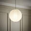 Paper Dome Pendant Shade ( Slip-On ) in White-1496465621