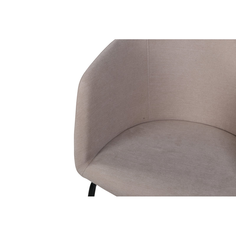 Dolson 49cm H Upholstered Armchair, Beige