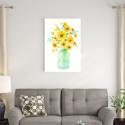 " Sunshine Bouquet I Light In Jar " by Danhui Nai Painting Print