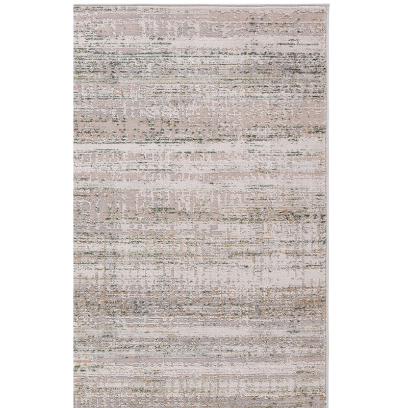 Tapis abstrait Bluette Performance, Rectangle 10 po x 14 po
