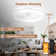 Ceiling Fans With Lights Remote Control, 6 Speeds And Dimmable Modern Smart Ceiling Fan Light