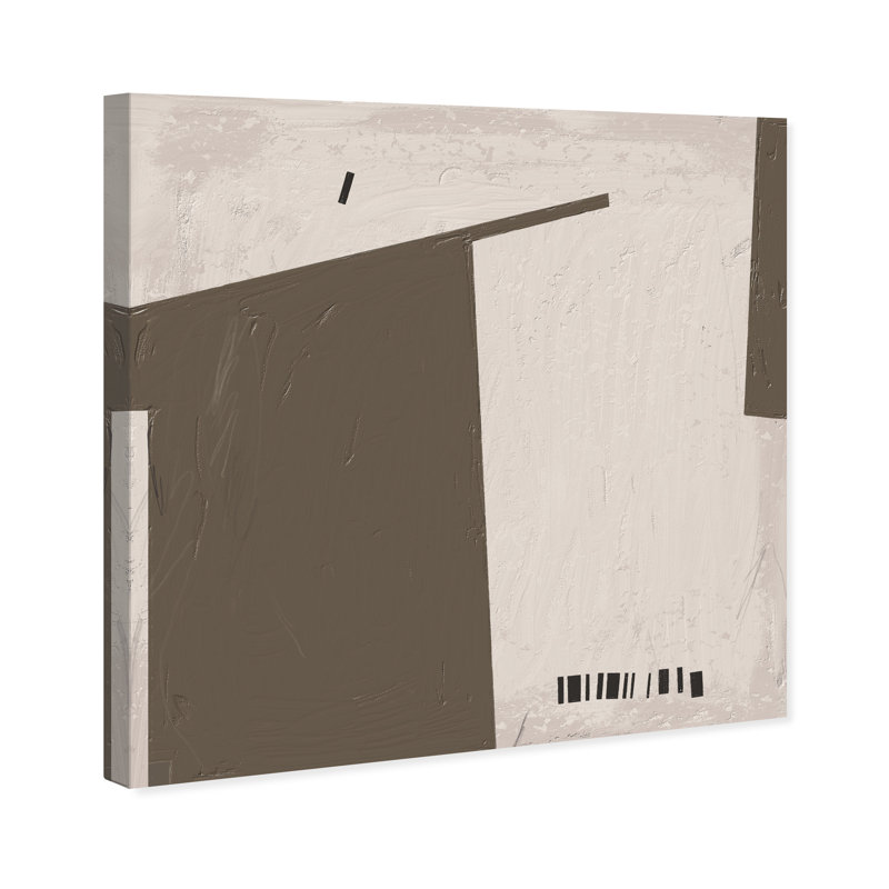 Structural Canvas Abstract Print by Oliver Gal, Black Frame, 12 x 12, 20"H x 20"W, Gallery Wrapped