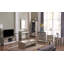 120cm Glass Top Console Table