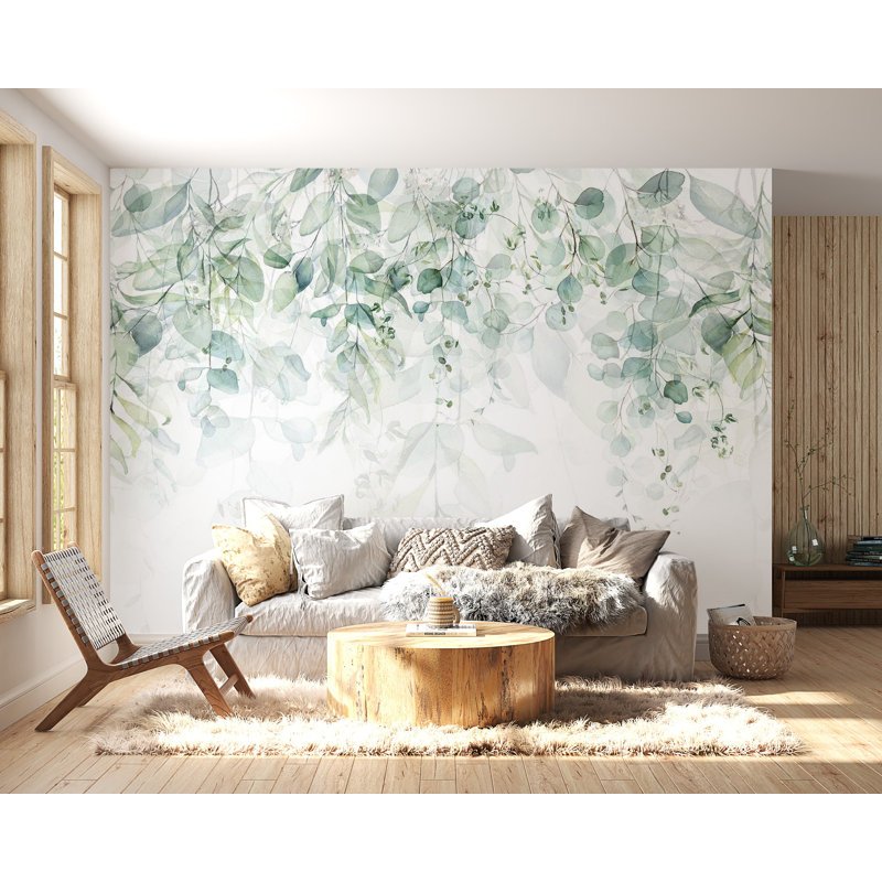 Murale Raziyah, L 41,3 po x l 57,9 po, Vert