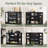 Extra Wide Display Cabinet With Acrylic Glass Doors,LED Lighting For Collectibles-510555346