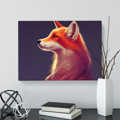 Beguiling Fox - Wrapped Canvas Print