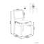 48cm H Fabric Upholstered Full Back Side Chair-1744263160-1744263161
