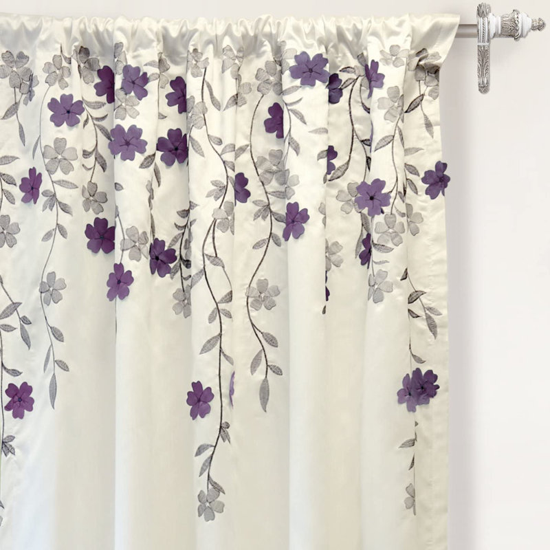 Heimbach Room Darkening Curtain Single Panel, Purple, 50" W x 63" L