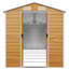 Brityn Garden Shed 191x640x198 cm Galvanised Steel-412169178
