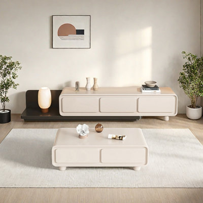Extendable TV Stand and Coffee Table Set