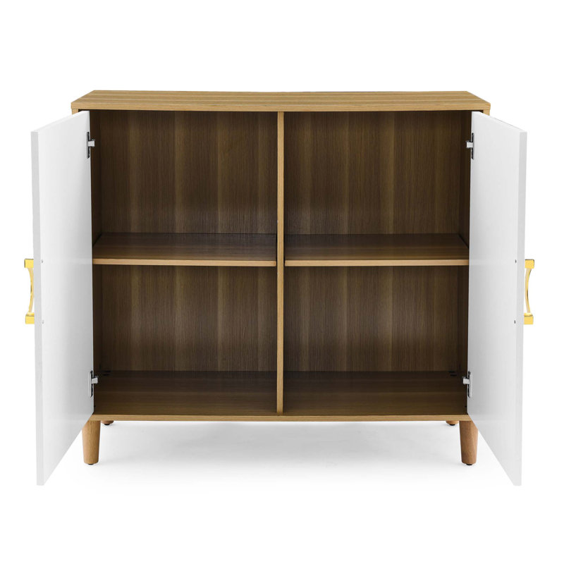 Buffet 39,4 po Randalls, Blanc/naturel