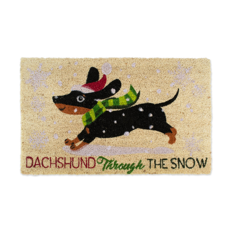 Reyes Non-Slip Christmas Outdoor Doormat