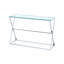 Lowman 120cm Glass Top Console Table