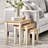 Abbondanza  Solid Wood 3 Piece Living Room Table Set - Traditional Farmhouse Cottage Nesting Tables-1750431032