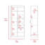 Garde-manger de 63 po Albany