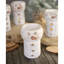 Latassha 2 Piece Ceramic Tabletop Lantern Set with Candle Included