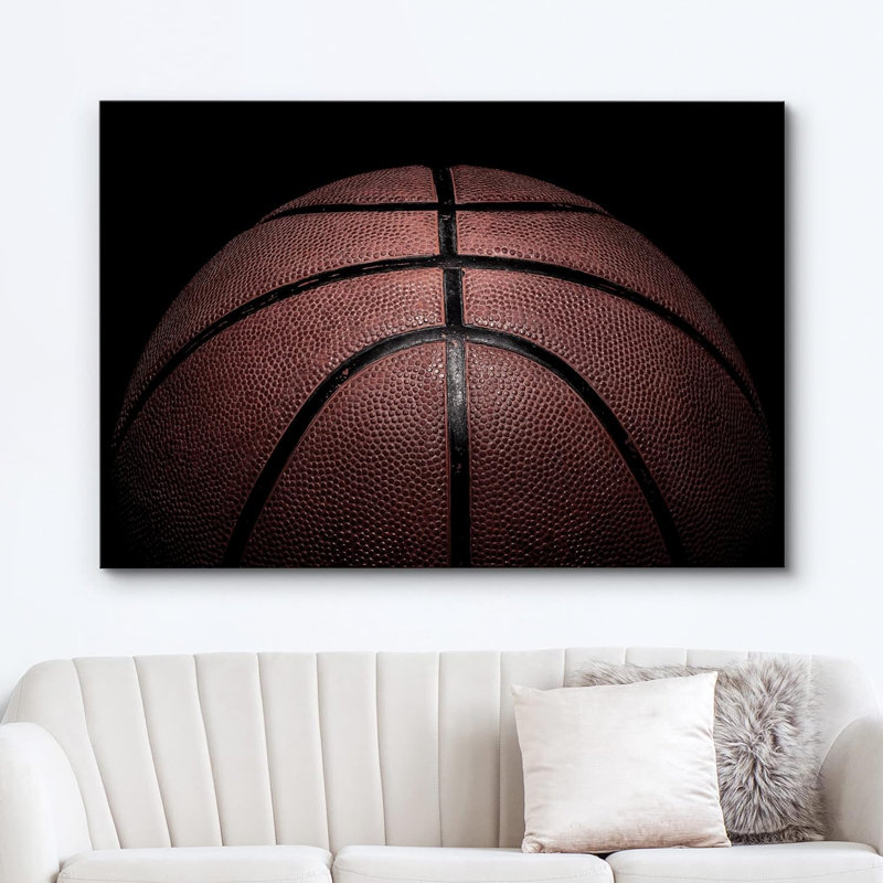 Gros plan, détails contrastés, décoration de salle de basketball pour garçons, photographie de remise en forme, décoration murale
