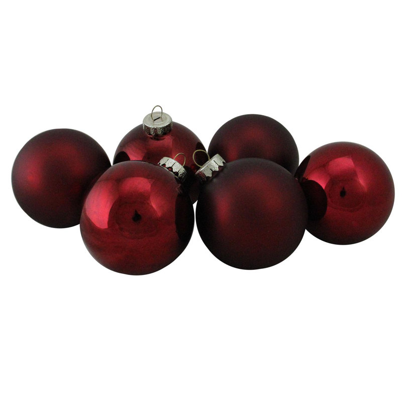 Ornement de Noël boule de verre, Bourgogne