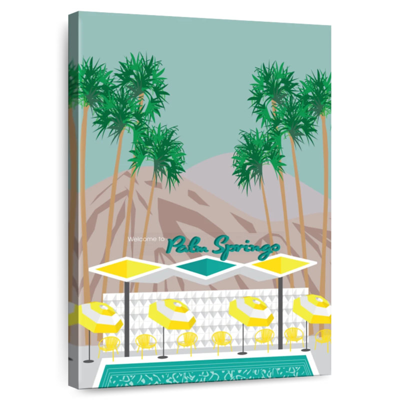 Aime Palm Springs Pool, 36" H x 24" W