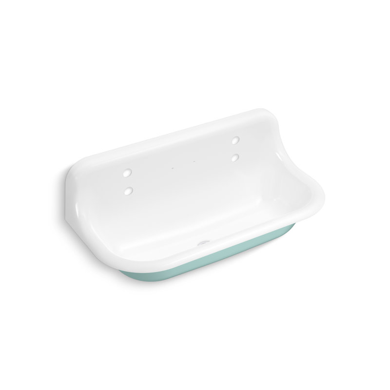 Brockway 36 In. Wall-Mount Utility Sink, Spring Green