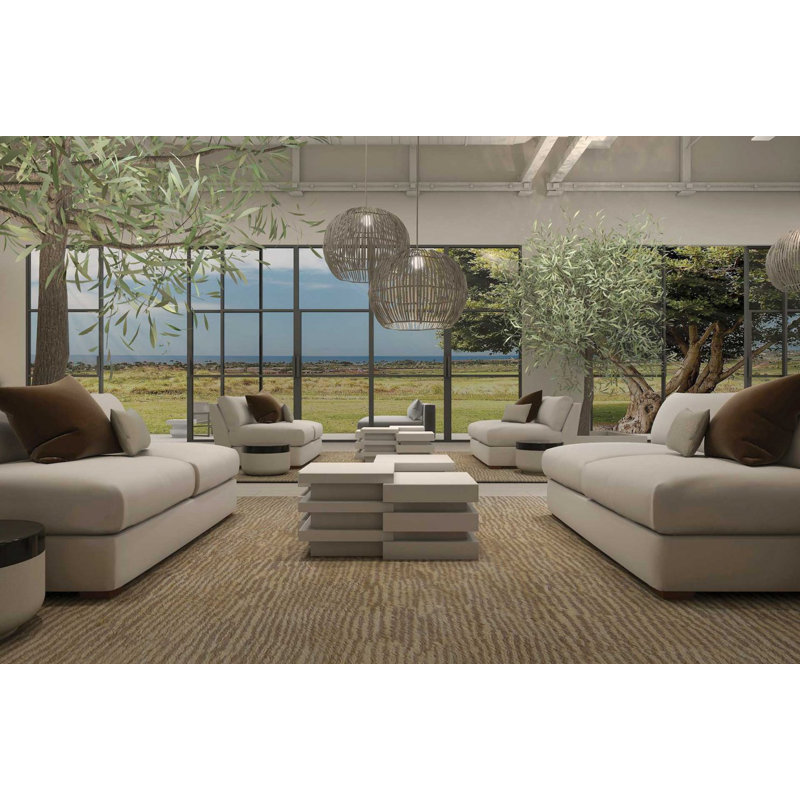 Provenance Signature Outdoor Square Coffee Table, 18" x 18" x 17"