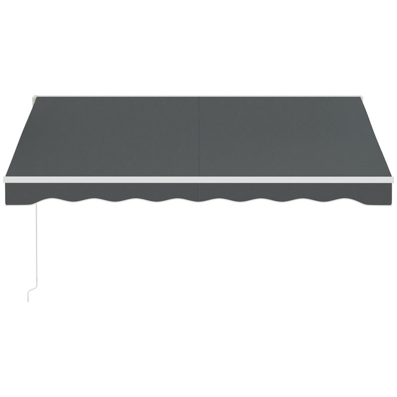 Auvent de patio rétractable, L 118,1 po x P 94,5 po