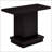 Fiona Cappuccino Engineered Wood Pedestal Console Table, A Sturdy And Stylish Addition For Any Interior Space.