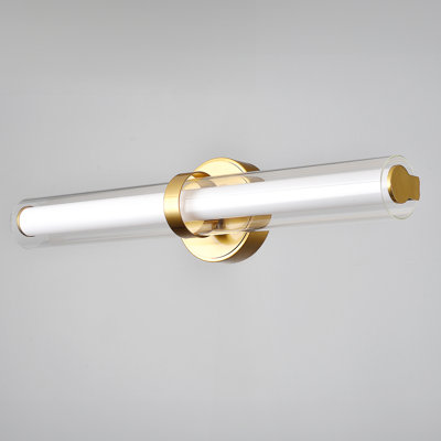 24'' Integrated Dimmable LED Bathroom Vanity Light with 3 Adjustable Color